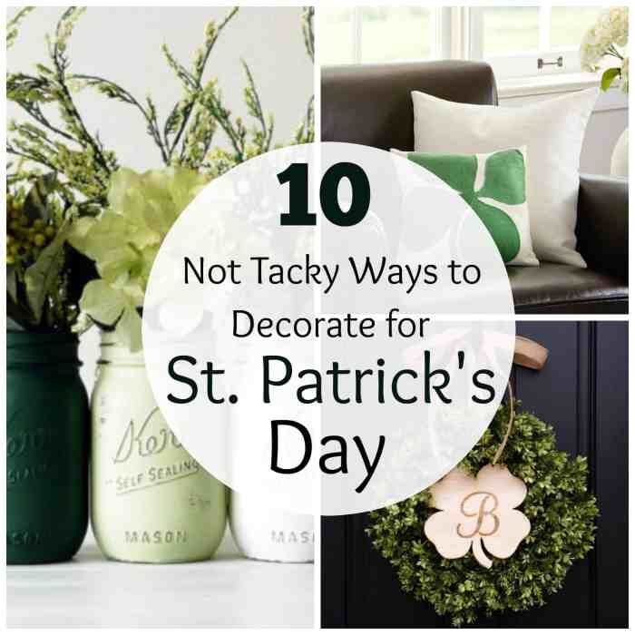 Diy st patrick's day decorations