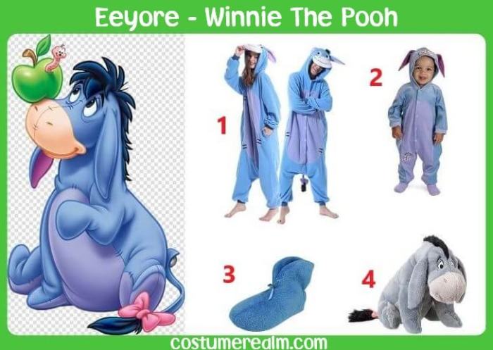 Eeyore costume diy