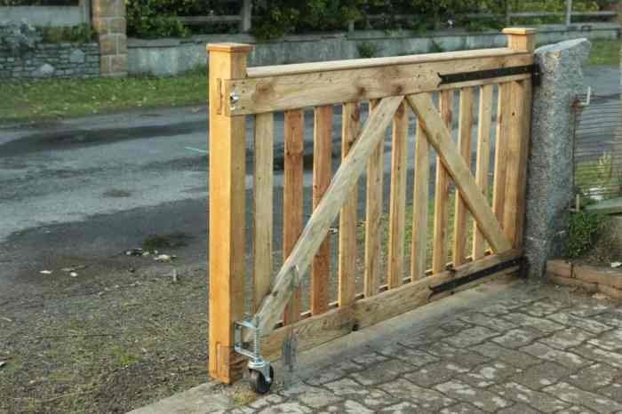 Diy rolling gate