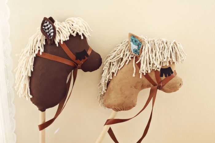 Diy stick horse