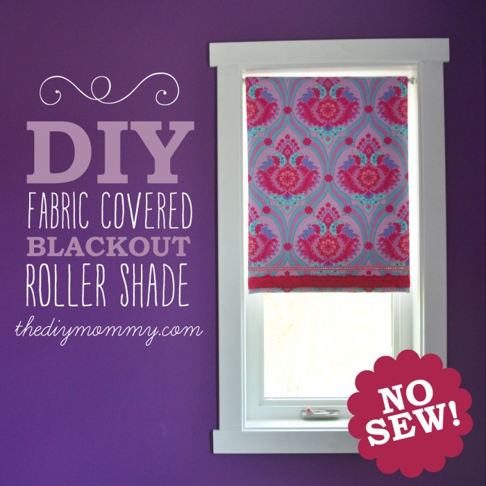 Diy roller window shades