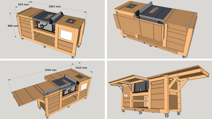 Diy saw bench