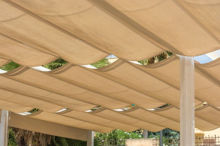 Diy retractable pergola canopy