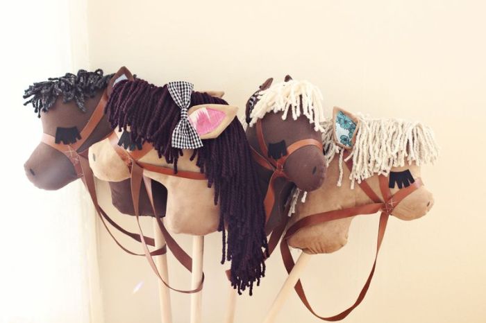 Diy stick horse