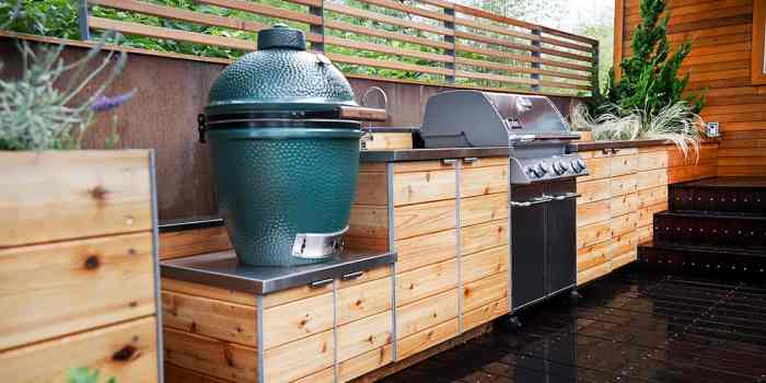 Diy outdoor kitchen cabinets