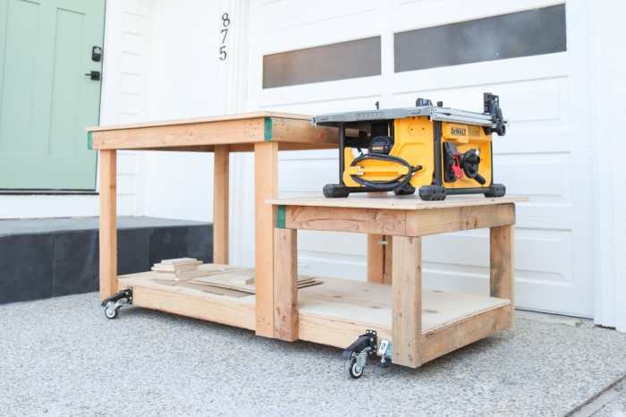 Diy saw bench