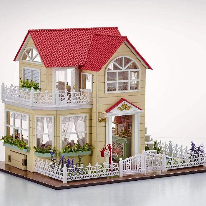 Diy wooden dollhouse