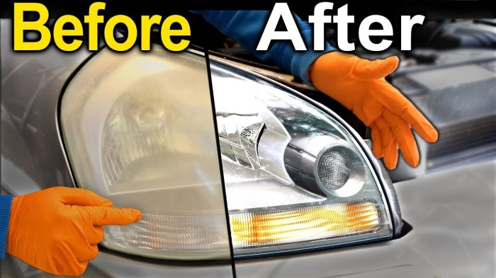 How to clean headlights diy