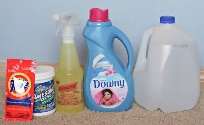 Diy solution for carpet cleaner