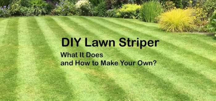 Diy yard striper