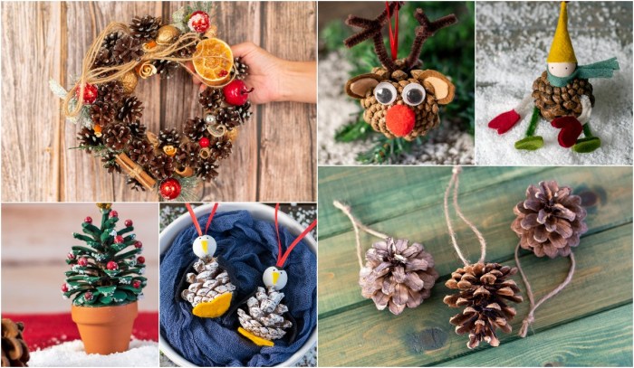 Diy pinecone ornaments